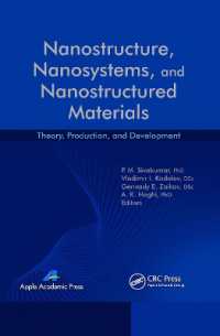 Nanostructure, Nanosystems, and Nanostructured Materials : Theory, Production and Development (Aap Research Notes on Nanoscience and Nanotechnology)