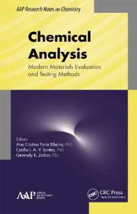 Chemical Analysis : Modern Materials Evaluation and Testing Methods (Aap Research Notes on Chemistry)