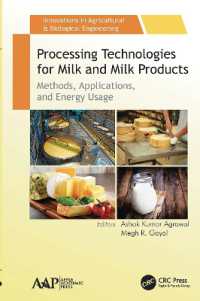 Processing Technologies for Milk and Milk Products : Methods, Applications, and Energy Usage (Innovations in Agricultural & Biological Engineering)