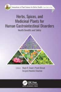 Herbs, Spices, and Medicinal Plants for Human Gastrointestinal Disorders : Health Benefits and Safety (Innovations in Plant Science for Better Health)