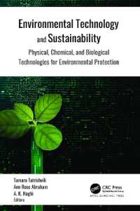 Environmental Technology and Sustainability : Physical, Chemical and Biological Technologies for Environmental Protection