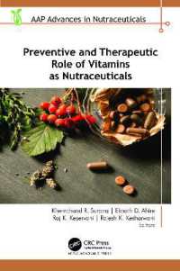 Preventive and Therapeutic Role of Vitamins as Nutraceuticals (Aap Advances in Nutraceuticals)