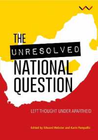 The unresolved national question in South Africa : Left thought under apartheid