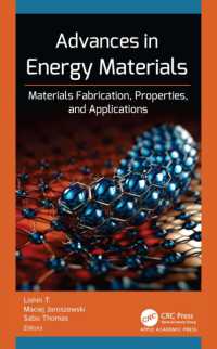 Advances in Energy Materials : Materials Fabrication, Properties, and Applications