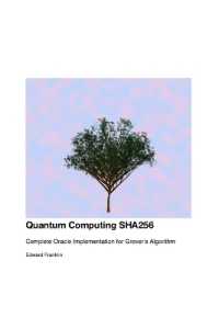 Quantum Computing SHA256 : Complete Oracle Implementation for Grover's Algorithm