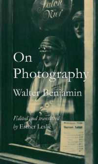 ベンヤミン写真論集（英訳）<br>On Photography