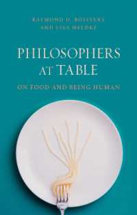 食卓につく哲学者：食と人間<br>Philosophers at Table : On Food and Being Human