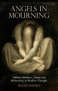 崇高なる狂気・倦怠・憂鬱の近代思想史（英訳）<br>Angels in Mourning : Sublime Madness, Ennui and Melancholy in Modern Thought