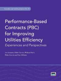 Performance-Based Contracts (PBC) for Improving Utilities Efficiency (Scientific and Technical Report Series)