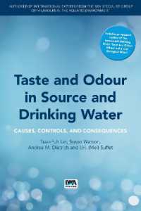 Taste and Odour in Source and Drinking Water : Causes, Controls, and Consequences