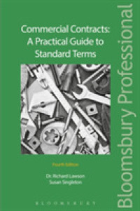 Commercial Contracts : A Practical Guide to Standard Terms （4 PAP/CDR）