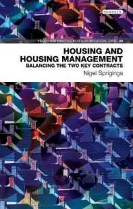 Housing and Housing Management : Balancing the Two Key Contracts (Policy & Practice in Health and Social Care)