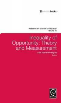 機会の不平等：理論と測定<br>Inequality of Opportunity : Theory and Measurement (Research on Economic Inequality)
