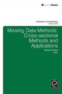 Missing Data Methods : Cross-Sectional Methods and Applications (Missing Data Methods)