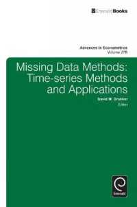 Missing Data Methods : Time-Series Methods and Applications (Advances in Econometrics)