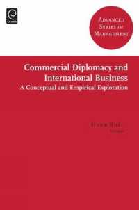 商業外交と国際的起業<br>Commercial Diplomacy in International Entrepreneurship (Advanced Series in Management)