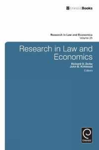Research in Law and Economics (Research in Law and Economics)