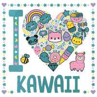 I Heart Kawaii (I Heart Pocket Colouring)