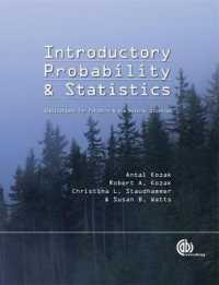 林業と自然科学のための確率・統計<br>Introductory Probability and Statistics : Applications for Forestry and Natural Sciences （Reprint）
