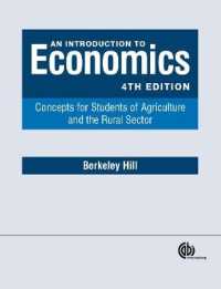 農業を学ぶ人のための経済学入門（第４版）<br>An Introduction to Economics : Concepts for Students of Agriculture and the Rural Sector （4TH）