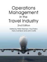 旅行産業のオペレーション管理（第２版）<br>Operations Management in the Travel Industry （2ND）