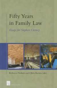 Fifty Years in Family Law : Essays for Stephen Cretney