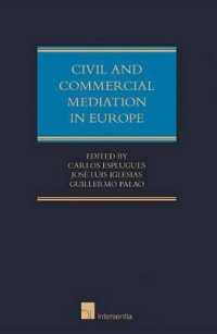 Civil and Commercial Mediation in Europe : National Mediation Rules and Procedures -- Hardback