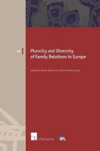 Plurality and Diversity of Family Relations in Europe (European Family Law)