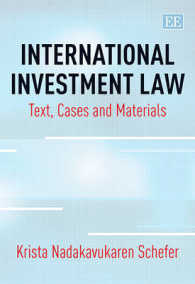 国際投資法入門<br>International Investment Law : Text, Cases and Materials