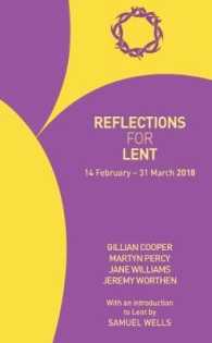 Reflections for Lent 2018 : 14 February - 31 March 2018