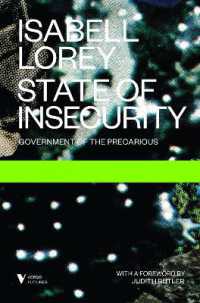 不安定性の統治（ジュディス・バトラー序言）<br>State of Insecurity : Government of the Precarious (Verso Futures)