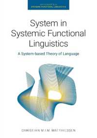System in Systemic Functional Linguistics : A System-based Theory of Language (Key Concepts in Systemic Functional Linguistics)