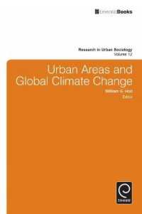 都市地域とグローバル気候変動<br>Urban Areas and Global Climate Change (Research in Urban Sociology)