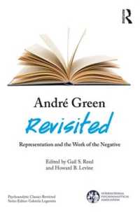 André Green Revisited : Representation and the Work of the Negative (The International Psychoanalytical Association Psychoanalytic Classics Revisited)