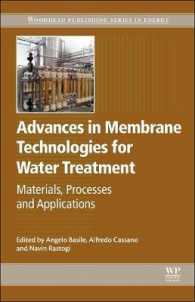 水処理のための膜技術の最前線<br>Advances in Membrane Technologies for Water Treatment : Materials, Processes and Applications (Woodhead Publishing Series in Energy)