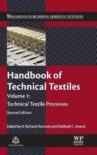 Handbook of Technical Textiles : Technical Textile Processes (Woodhead Publishing Series in Textiles) （2ND）
