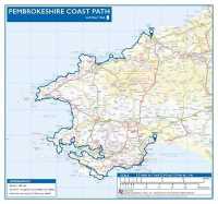 Pembrokeshire Coast Path National Trail Road Map (National Trail planning maps)