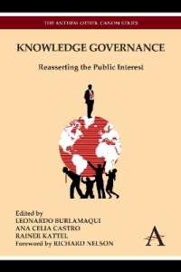 Knowledge Governance : Reasserting the Public Interest (Anthem Other Canon Economics)