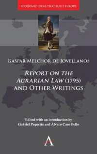 'Report on the Agrarian Law' (1795) and Other Writings (Anthem Other Canon Economics)