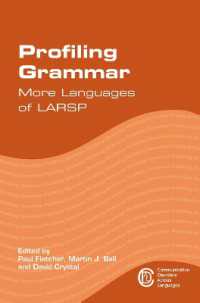 Profiling Grammar : More Languages of LARSP (Communication Disorders Across Languages)