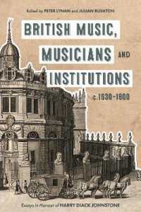 British Music, Musicians and Institutions, c. 1630-1800 : Essays in Honour of Harry Diack Johnstone (Music in Britain, 1600-2000)