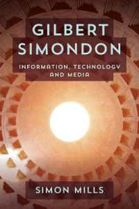 シモンドン：情報、技術とメディア<br>Gilbert Simondon : Information, Technology and Media