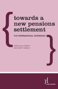Towards a New Pensions Settlement : The International Experience