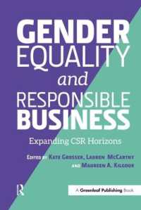 Gender Equality and Responsible Business : Expanding CSR Horizons