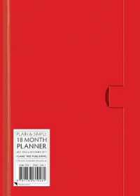 Red Standard Plain & Simple July 2016 to December 2017 Planner （EGMT）