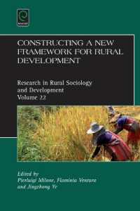 Constructing a new framework for rural development (Research in Rural Sociology and Development)