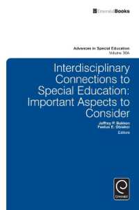 Interdisciplinary Connections to Special Education : Important Aspects to Consider (Advances in Special Education)