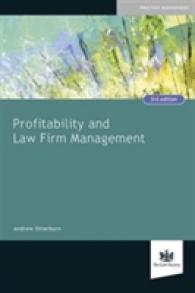 Profitability and Law Firm Management （3RD）