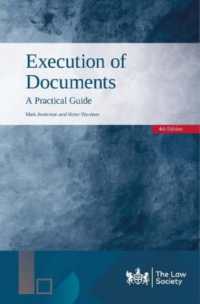 Execution of Documents : A Practical Guide （4TH）