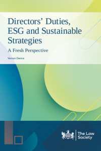 Directors' Duties, ESG and Sustainable Strategies : A Fresh Perspective